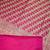 Rani pink satin woven saree with blouse