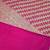 Rani pink satin woven saree with blouse