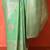 Green woven design saree with blouse