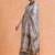 Grey woven design muga sarees with blouse piece