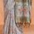 Grey woven design muga sarees with blouse piece