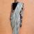 Grey woven design muga sarees with blouse piece