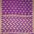 Purple silk blend woven saree with blouse