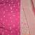 Rani pink katan silk woven saree with blouse