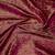 Maroon satin woven saree with blouse