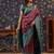 Burgundy ethnic motifs woven design silk blend kanjeevaram sarees