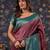 Burgundy ethnic motifs woven design silk blend kanjeevaram sarees