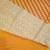 Mustard satin woven saree with blouse