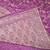 Lavender satin woven saree with blouse