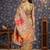 Lime embellished paisley woven design zari saree