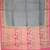 Grey silk blend woven saree with blouse
