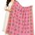 Pink chinon silk