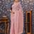 Pink embellished designer sarees