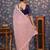 Pink embellished designer sarees