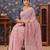 Pink embellished designer sarees