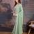 Olive embroidered  sarees