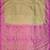 Pista green satin woven saree with blouse
