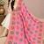 Pink chinon silk