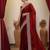Maroon ethnic embroidered saree
