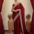 Maroon ethnic embroidered saree
