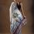 White printed cotton sarees