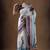 White printed cotton sarees