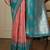 Pink ethnic motifs woven design kanjeevaram saree with blouse