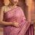 Lavender silk blend woven saree with blouse