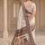 Off white kalamkari silk blend saree