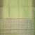Pista green silk blend woven saree with blouse