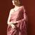 Pink woven design chanderi sarees with blouse piece