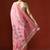 Pink woven design chanderi sarees with blouse piece