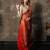 Pink satin woven saree with blouse