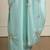 Blue floral embroidered beads and stones saree