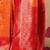 Orange ethnic motifs woven design kanjeevaram silk designer saree
