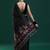 Black woven design muga sarees with blouse piece