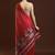 Red woven design muga sarees with blouse piece