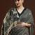 Grey woven design muga sarees with blouse piece