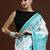 White woven design saree with blouse
