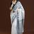 White woven design chanderi sarees with blouse piece