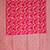 Red khadi woven saree with blouse