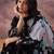 Black embroidered pure cotton kurta trouser dupatta set