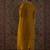 Mustard embroidered silk blend kurta trouser dupatta set