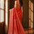 Red leheriya zari organza banarasi saree