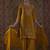 Mustard embroidered silk blend kurta trouser dupatta set