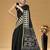Black printed sarees & blouse piece