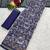 Blue printed sarees & blouse piece