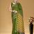Green printed sarees & blouse piece
