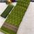 Green printed sarees & blouse piece