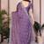 Lavender lavender rangoli silk embroidery saree